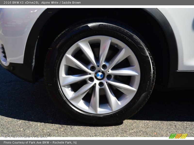 Alpine White / Saddle Brown 2016 BMW X3 xDrive28i