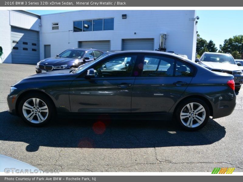 Mineral Grey Metallic / Black 2016 BMW 3 Series 328i xDrive Sedan