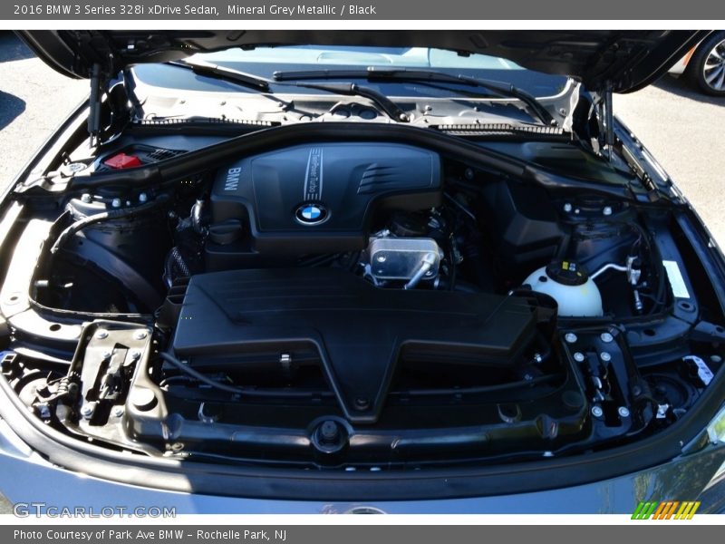 Mineral Grey Metallic / Black 2016 BMW 3 Series 328i xDrive Sedan