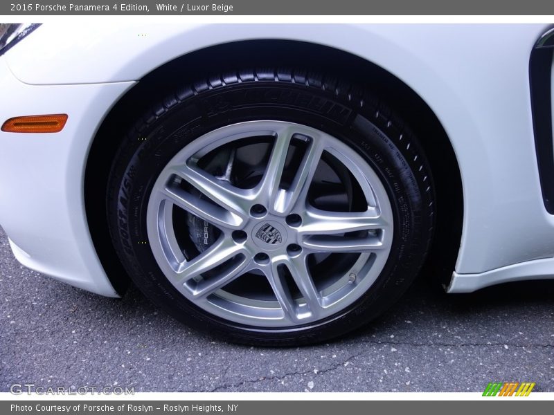 White / Luxor Beige 2016 Porsche Panamera 4 Edition