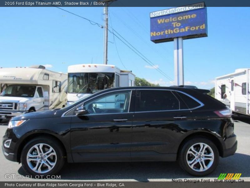 Shadow Black / Ebony 2016 Ford Edge Titanium AWD