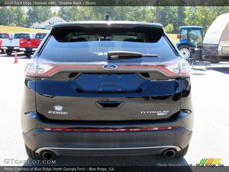 Shadow Black / Ebony 2016 Ford Edge Titanium AWD