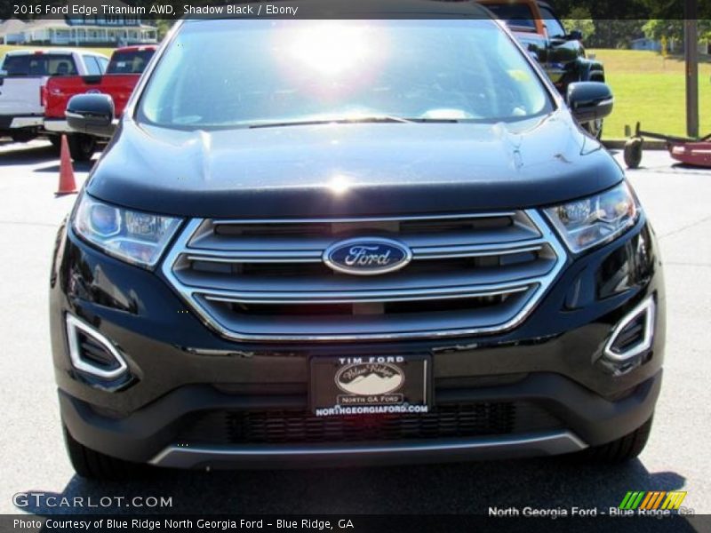 Shadow Black / Ebony 2016 Ford Edge Titanium AWD