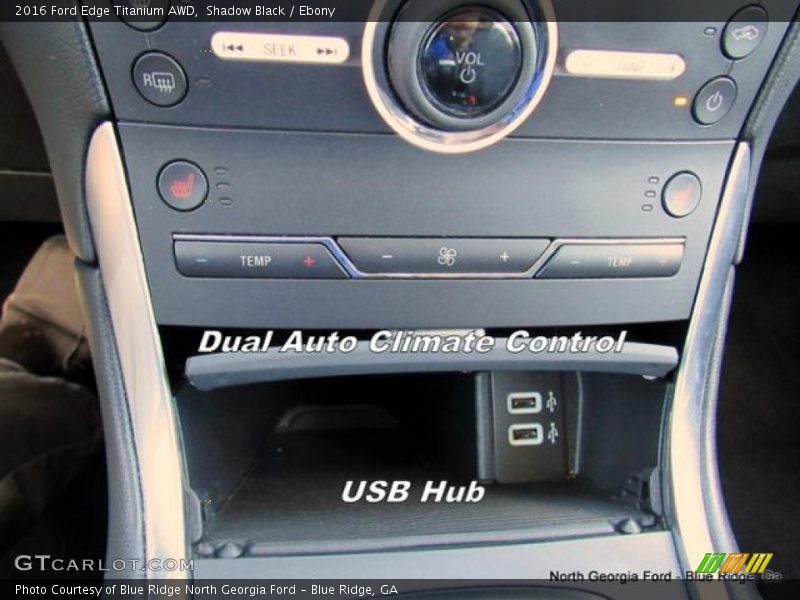 Shadow Black / Ebony 2016 Ford Edge Titanium AWD