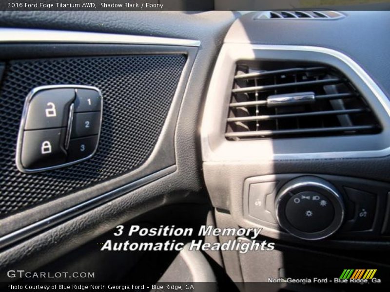 Shadow Black / Ebony 2016 Ford Edge Titanium AWD
