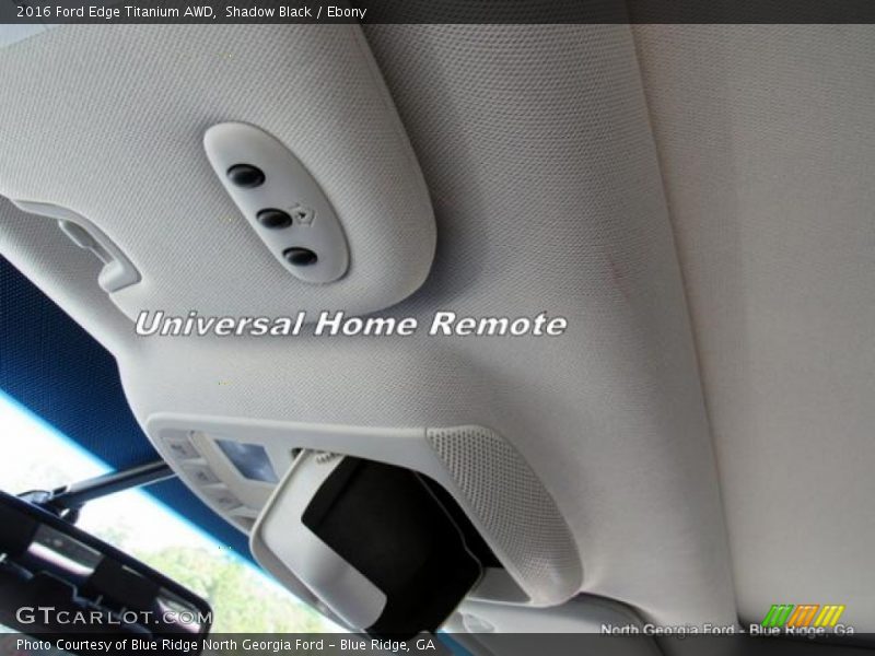 Shadow Black / Ebony 2016 Ford Edge Titanium AWD