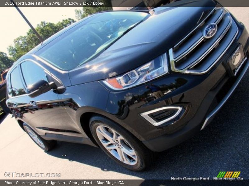 Shadow Black / Ebony 2016 Ford Edge Titanium AWD