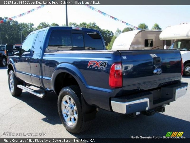 Blue Jeans / Black 2015 Ford F350 Super Duty Lariat Super Cab 4x4