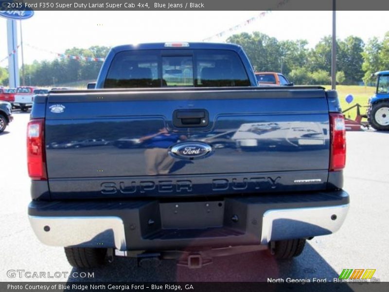 Blue Jeans / Black 2015 Ford F350 Super Duty Lariat Super Cab 4x4