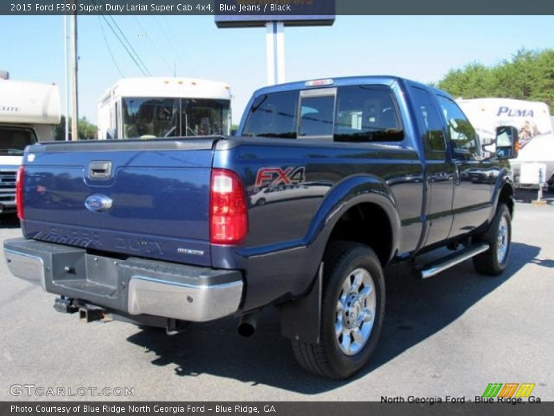Blue Jeans / Black 2015 Ford F350 Super Duty Lariat Super Cab 4x4
