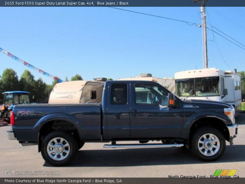 Blue Jeans / Black 2015 Ford F350 Super Duty Lariat Super Cab 4x4