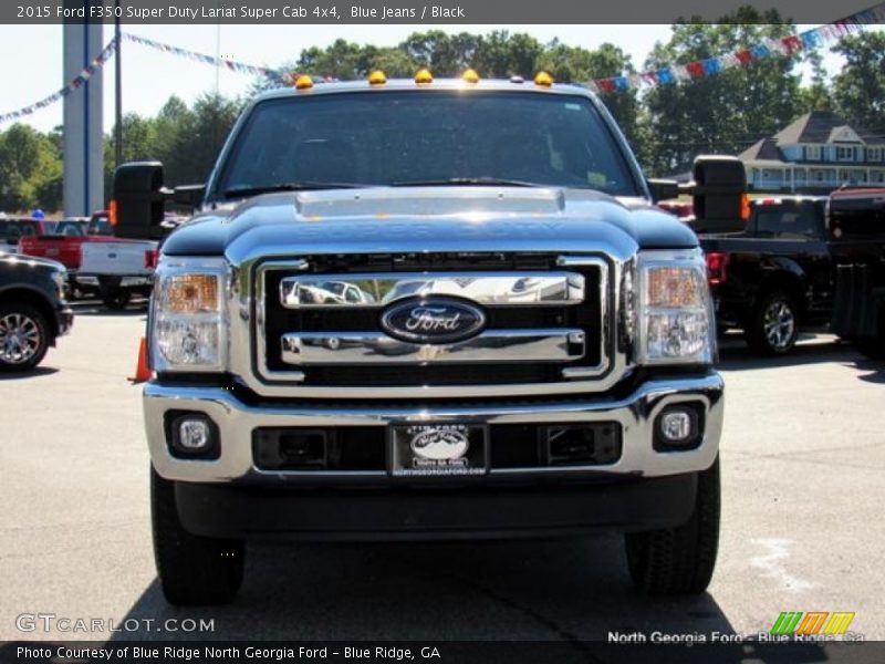 Blue Jeans / Black 2015 Ford F350 Super Duty Lariat Super Cab 4x4