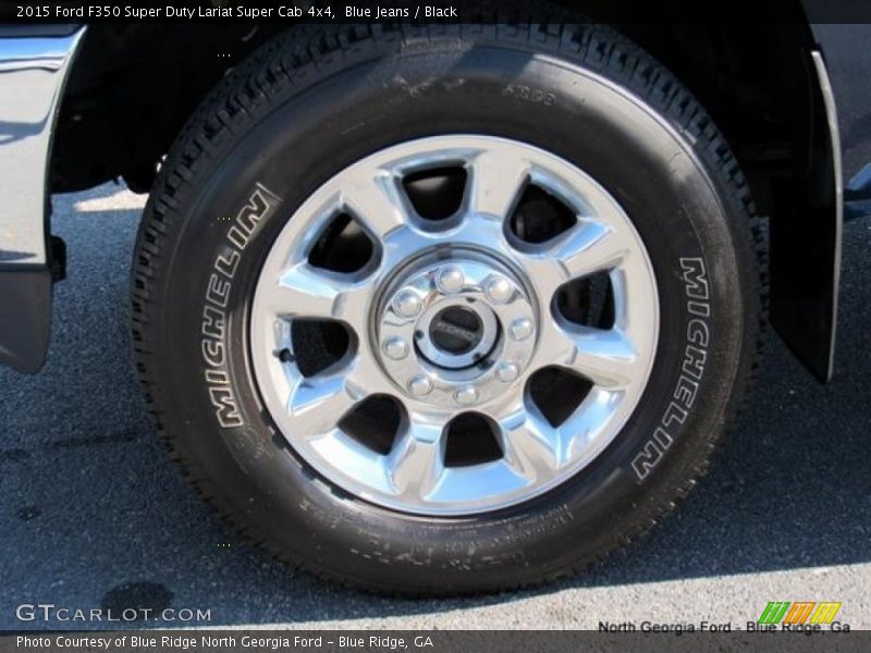 Blue Jeans / Black 2015 Ford F350 Super Duty Lariat Super Cab 4x4