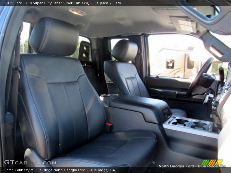 Blue Jeans / Black 2015 Ford F350 Super Duty Lariat Super Cab 4x4