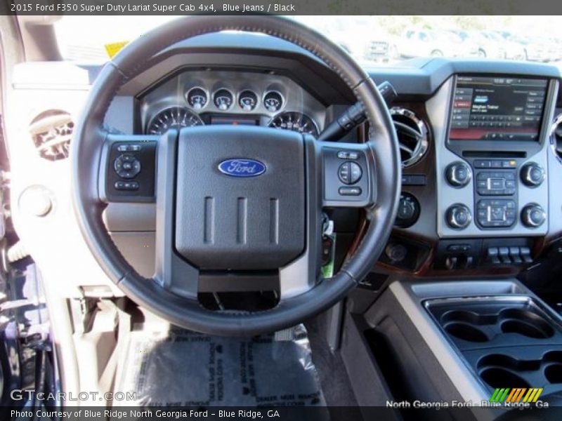Blue Jeans / Black 2015 Ford F350 Super Duty Lariat Super Cab 4x4