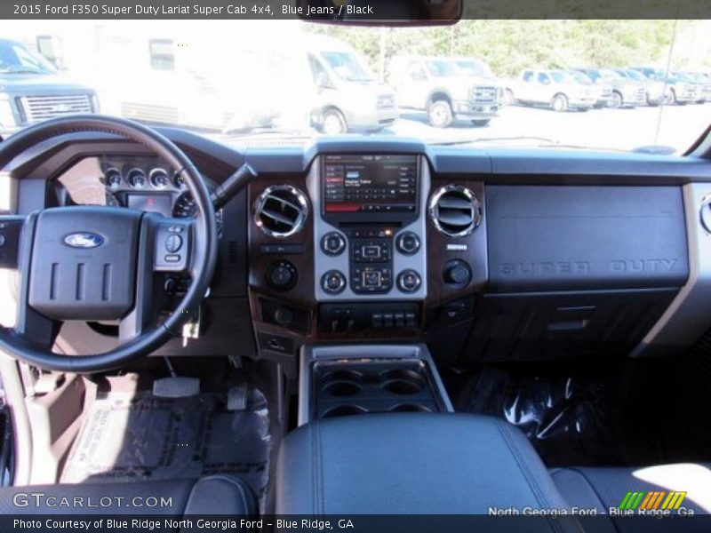 Blue Jeans / Black 2015 Ford F350 Super Duty Lariat Super Cab 4x4