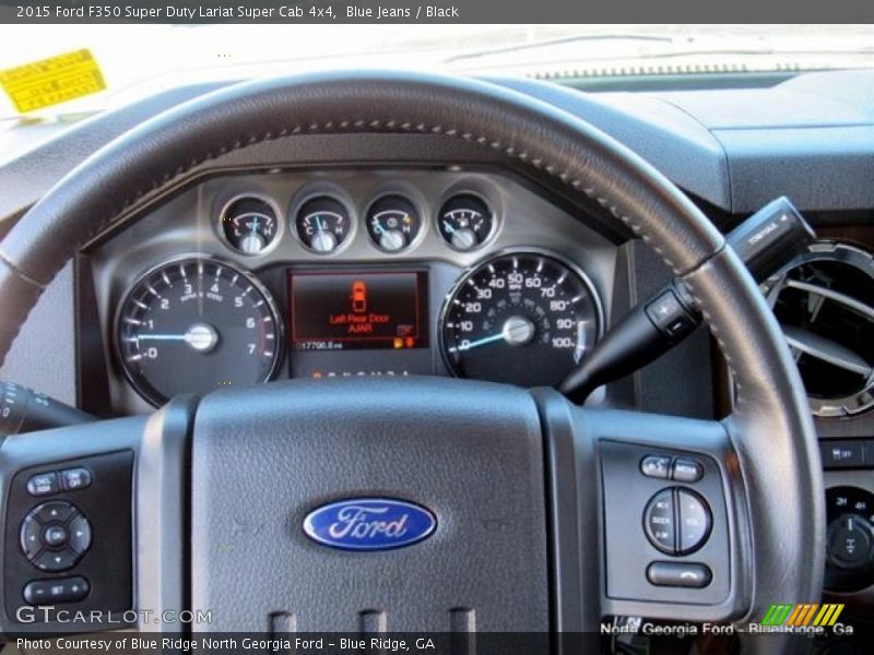 Blue Jeans / Black 2015 Ford F350 Super Duty Lariat Super Cab 4x4