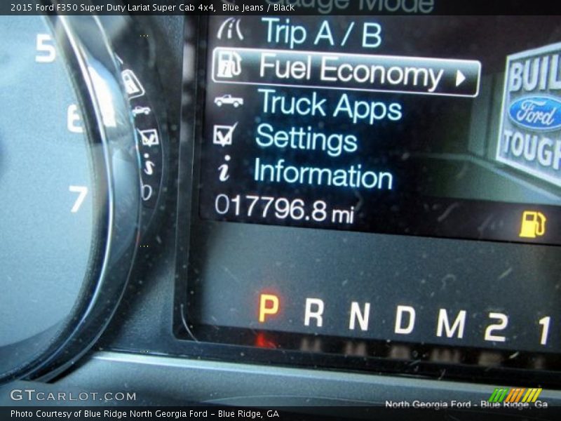 Blue Jeans / Black 2015 Ford F350 Super Duty Lariat Super Cab 4x4