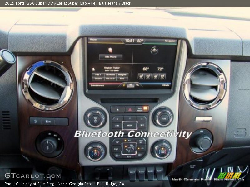 Blue Jeans / Black 2015 Ford F350 Super Duty Lariat Super Cab 4x4