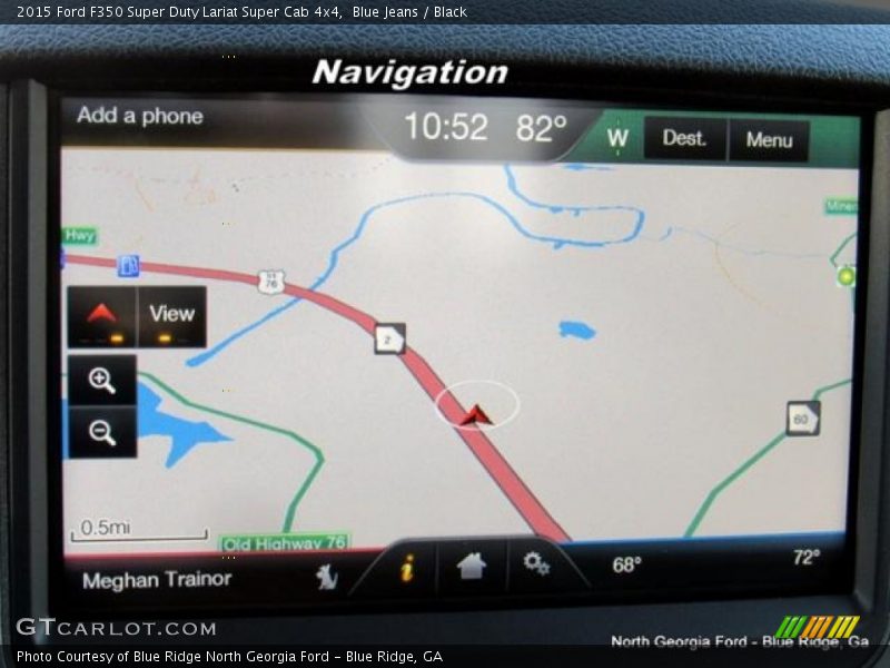 Blue Jeans / Black 2015 Ford F350 Super Duty Lariat Super Cab 4x4