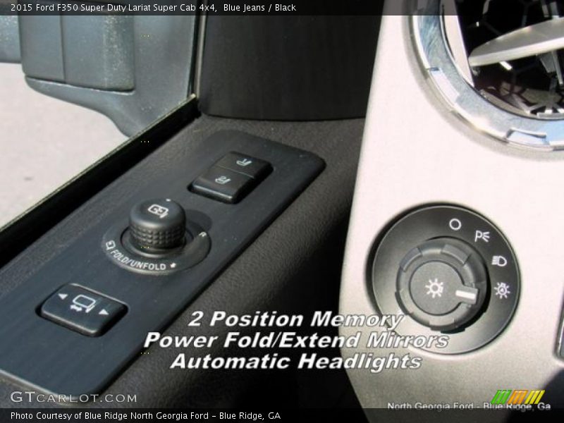 Blue Jeans / Black 2015 Ford F350 Super Duty Lariat Super Cab 4x4