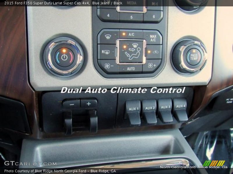 Blue Jeans / Black 2015 Ford F350 Super Duty Lariat Super Cab 4x4