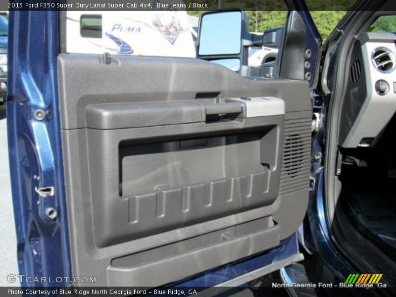 Blue Jeans / Black 2015 Ford F350 Super Duty Lariat Super Cab 4x4