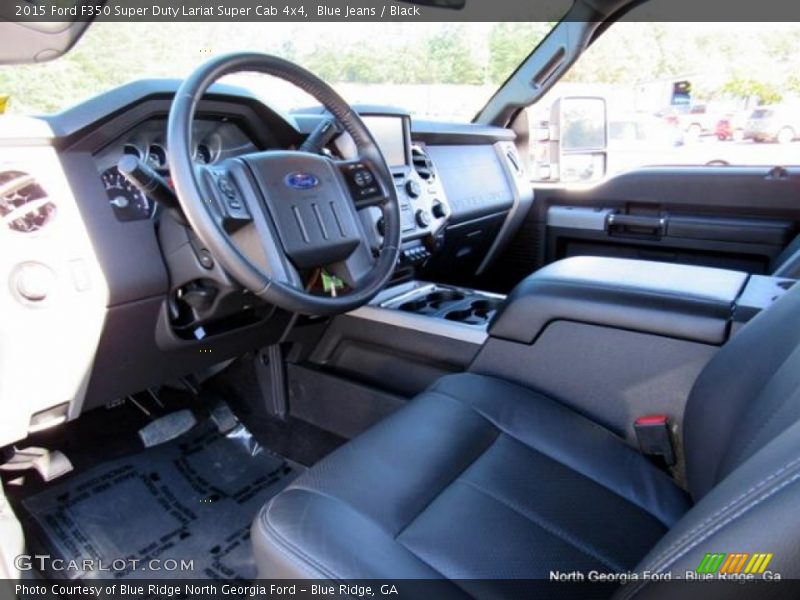 Blue Jeans / Black 2015 Ford F350 Super Duty Lariat Super Cab 4x4