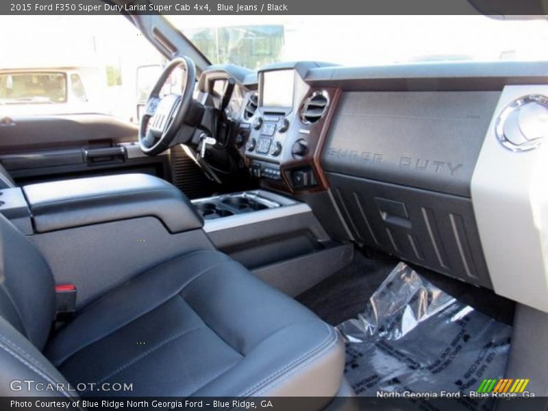 Blue Jeans / Black 2015 Ford F350 Super Duty Lariat Super Cab 4x4