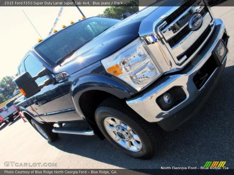 Blue Jeans / Black 2015 Ford F350 Super Duty Lariat Super Cab 4x4