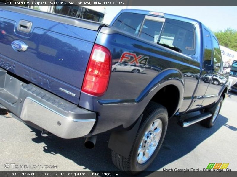 Blue Jeans / Black 2015 Ford F350 Super Duty Lariat Super Cab 4x4