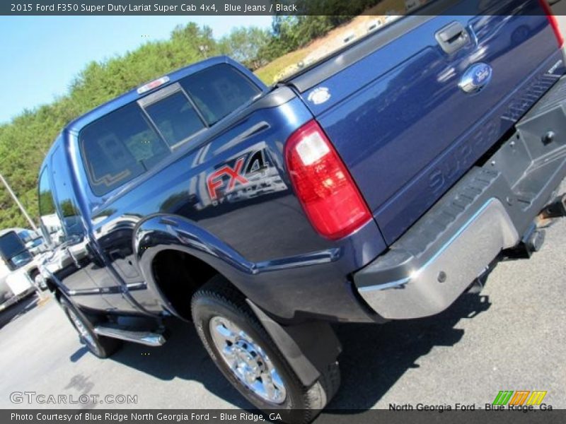 Blue Jeans / Black 2015 Ford F350 Super Duty Lariat Super Cab 4x4