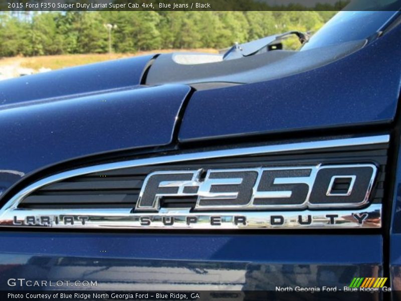 Blue Jeans / Black 2015 Ford F350 Super Duty Lariat Super Cab 4x4