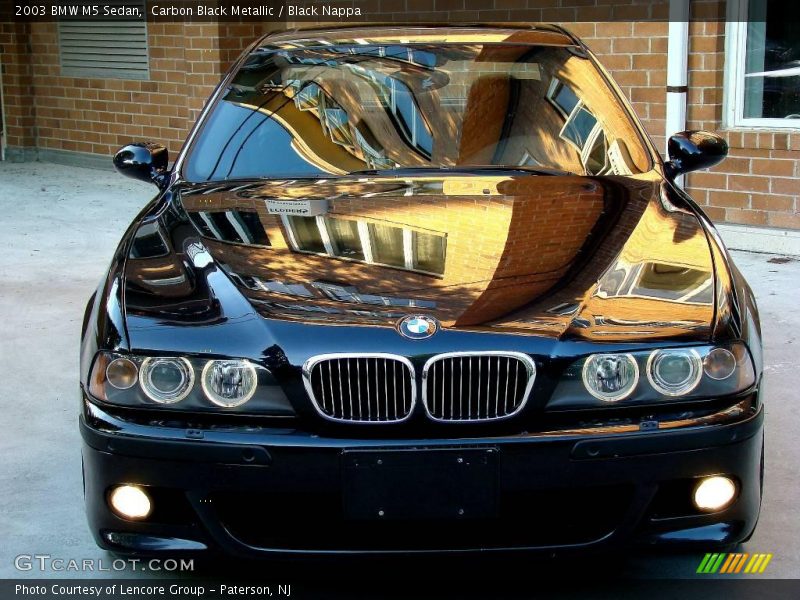 Carbon Black Metallic / Black Nappa 2003 BMW M5 Sedan