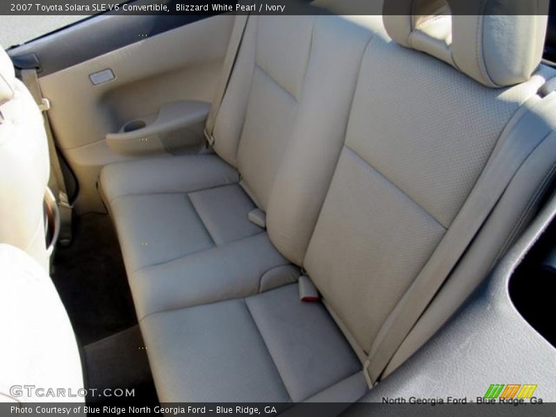 Blizzard White Pearl / Ivory 2007 Toyota Solara SLE V6 Convertible