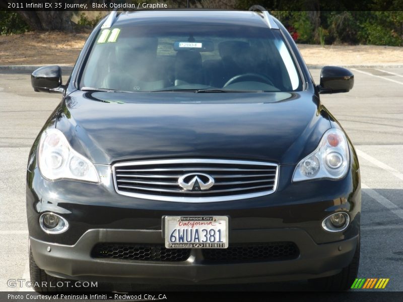 Black Obsidian / Graphite 2011 Infiniti EX 35 Journey