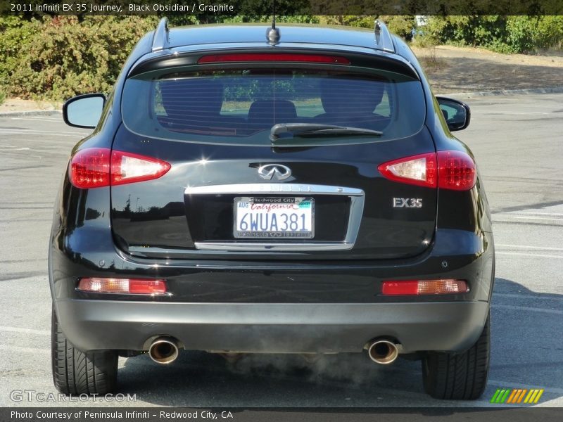 Black Obsidian / Graphite 2011 Infiniti EX 35 Journey