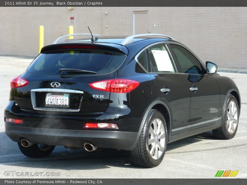 Black Obsidian / Graphite 2011 Infiniti EX 35 Journey