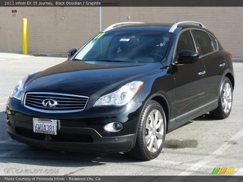 Black Obsidian / Graphite 2011 Infiniti EX 35 Journey