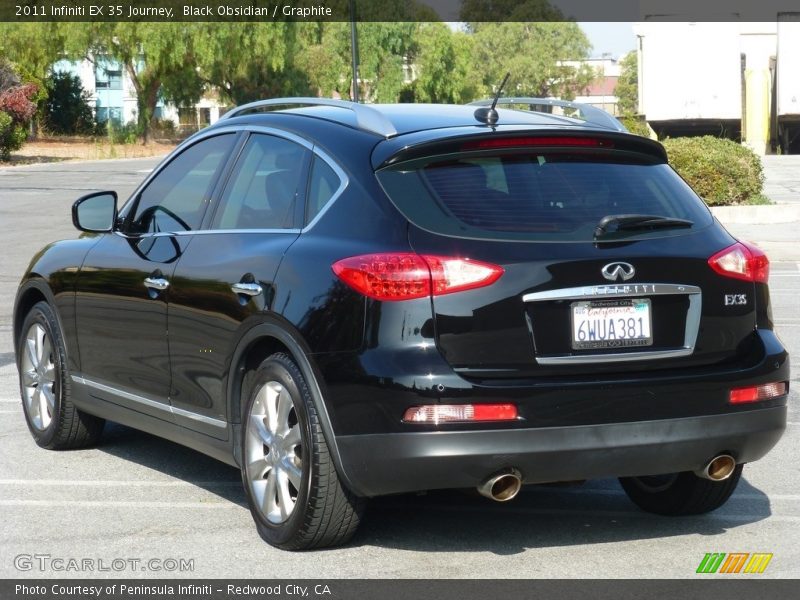 Black Obsidian / Graphite 2011 Infiniti EX 35 Journey