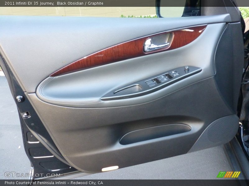 Black Obsidian / Graphite 2011 Infiniti EX 35 Journey