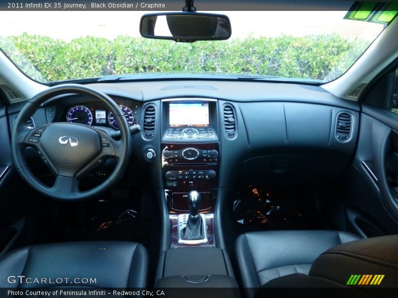 Black Obsidian / Graphite 2011 Infiniti EX 35 Journey