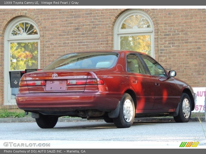 Vintage Red Pearl / Gray 1999 Toyota Camry LE