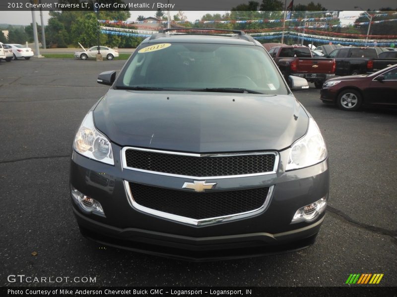 Cyber Gray Metallic / Ebony 2012 Chevrolet Traverse LT