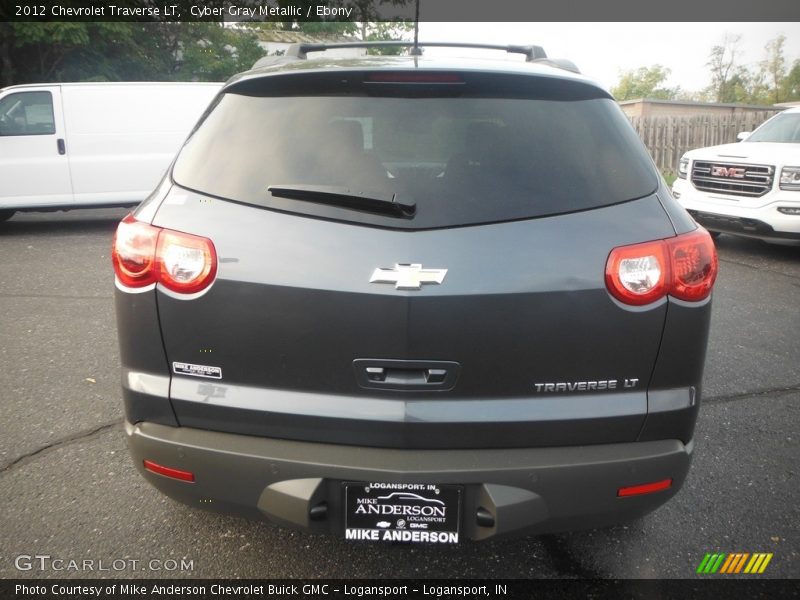 Cyber Gray Metallic / Ebony 2012 Chevrolet Traverse LT