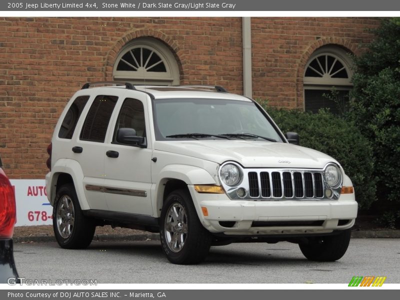 Stone White / Dark Slate Gray/Light Slate Gray 2005 Jeep Liberty Limited 4x4