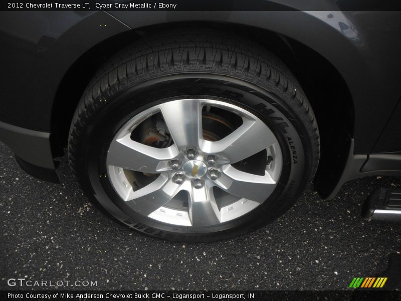 Cyber Gray Metallic / Ebony 2012 Chevrolet Traverse LT