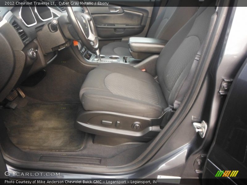 Cyber Gray Metallic / Ebony 2012 Chevrolet Traverse LT