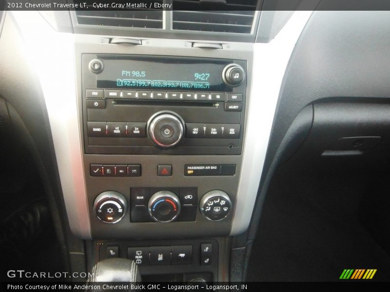 Cyber Gray Metallic / Ebony 2012 Chevrolet Traverse LT