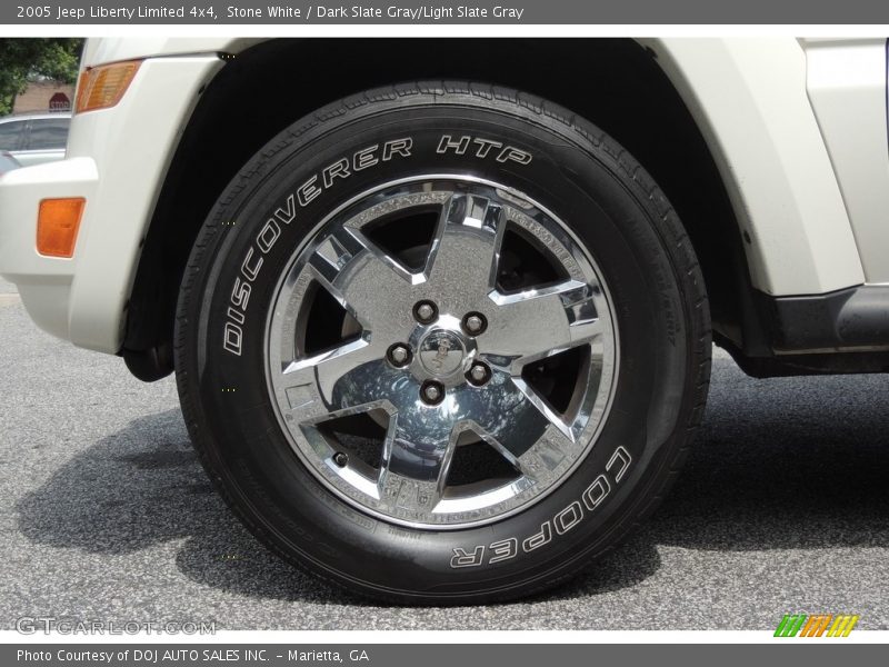 Stone White / Dark Slate Gray/Light Slate Gray 2005 Jeep Liberty Limited 4x4